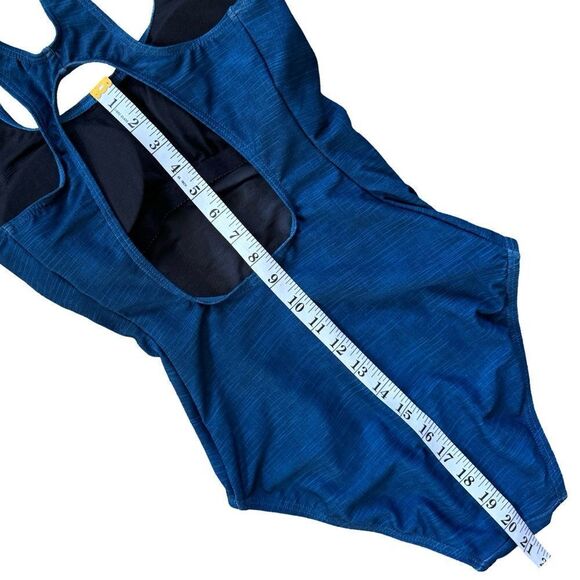 TYR Women's Maxfit Splice Swimsuit - Navy & Blue Size 8 NWT - Picture 12 of 12